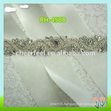 2015 Fashion bridal sash trim for wedding dress